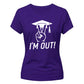 2026 Graduate Ladies T-Shirt I'm Out Graduation Gift for Her