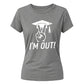 2026 Graduate Ladies T-Shirt I'm Out Graduation Gift for Her