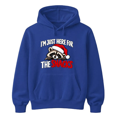 Witty raccoon food lover graphic Christmas Unisex Hoodie
