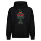 Witty Tall Elf Humour Saying Christmas Oversized Hoodie