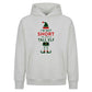 Witty Tall Elf Humour Saying Christmas Oversized Hoodie