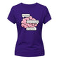 Witty Too Many Programs Brain Graphic ladies fit T-Shirt