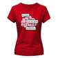 Witty Too Many Programs Brain Graphic ladies fit T-Shirt
