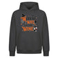 Witty wine lover quote graphic Halloween Oversized Hoodie