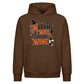 Witty wine lover quote graphic Halloween Oversized Hoodie