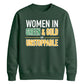 South Africa T20 Womens World Cup Tee Shirt Women Green Gold Unstoppable Cricket unisex sweatshirt