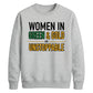 South Africa T20 Womens World Cup Tee Shirt Women Green Gold Unstoppable Cricket unisex sweatshirt