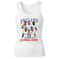 Womens England Football Team Its Coming Home Ladies Tank Top