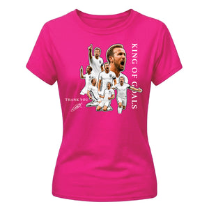 Womens Harry Kane King Of Goals Graphic Ladies T-Shirt
