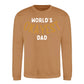World's Okayest Dad Father Day Printed Sweatshirt