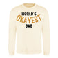 World's Okayest Dad Father Day Printed Sweatshirt