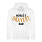 World's Okayest Dad Novelty Printed Father's Day Hoodie