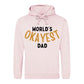 World's Okayest Dad Novelty Printed Father's Day Hoodie