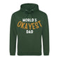 World's Okayest Dad Novelty Printed Father's Day Hoodie