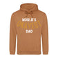World's Okayest Dad Novelty Printed Father's Day Hoodie