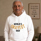 World's Okayest Dad Novelty Printed Father's Day Hoodie