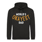World's Okayest Dad Novelty Printed Father's Day Hoodie