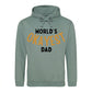 World's Okayest Dad Novelty Printed Father's Day Hoodie