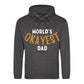 World's Okayest Dad Novelty Printed Father's Day Hoodie