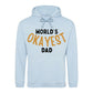 World's Okayest Dad Novelty Printed Father's Day Hoodie