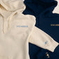 Matching Couple Hoodie, Custom One Year Anniversary Initial Heart Hoodie, Embroidered Roman Numeral Sweatshirt, GF BF Couple Matching Jumper