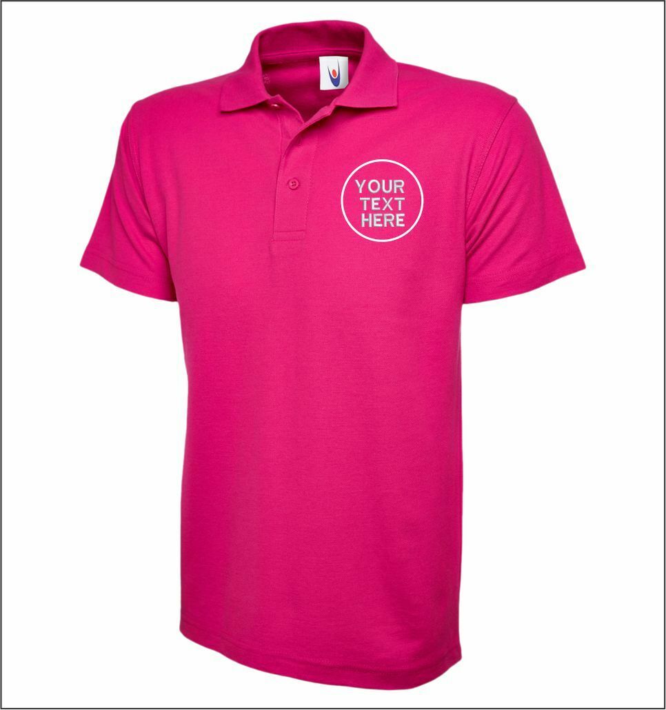 Custom Embroidered Men Polo Tshirt, Personalised Text/Design Shirt, Digitized Company Logo Monogrammed Polo Tee, Special Gift for Golf Lover