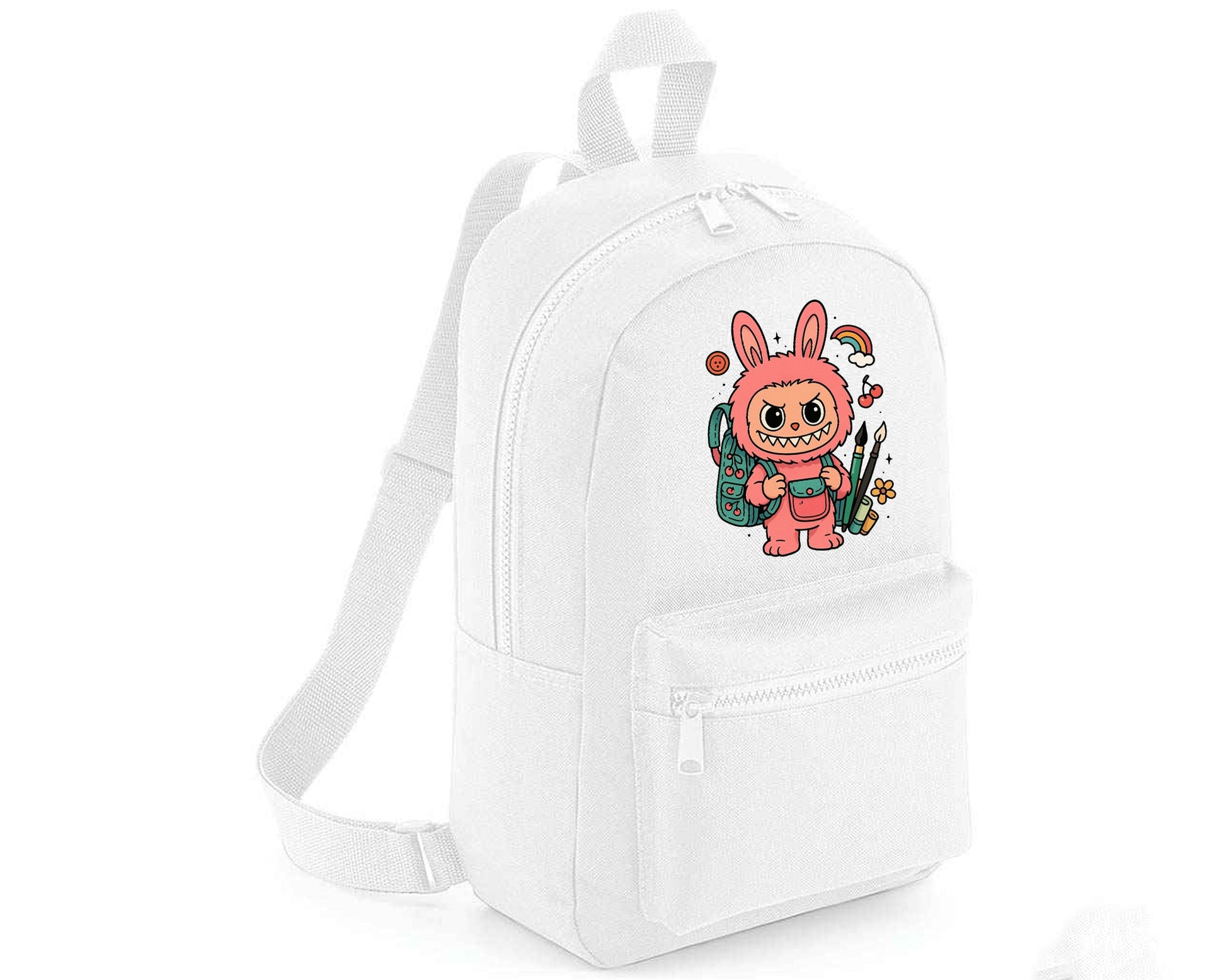 Labubu Kids Backpack, Funny & Stylish Printed Back To School Bag Boys & Girls, Cartoon Lovers Gift Backpack M8481