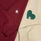Heart Puzzle Sketch Embroidery SweatShirt - EWB103