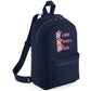 Labubu Look Who’s Here Backpack, Unisex Cartoon Printed Mini Essential Fashion Bag, Front Zip Pocket Kawayi Lovers M8426