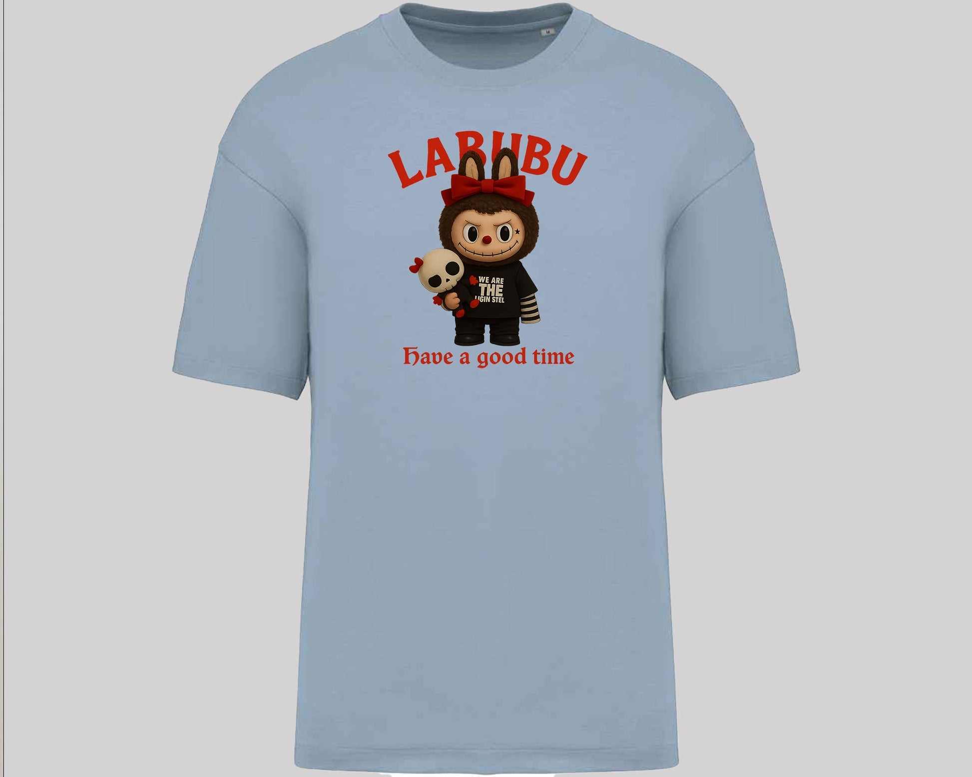 Labubu Native Spirit Oversized T-Shirt, Have A Good Time Tee for Streetwear Lovers, Oversized Fit Top M8411