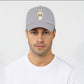 Labubu Cap, Cute Cartoon Printed Baseball Hat For Anime Fans, Unisex Pre-Curved Peak Design Gift Cap M8424