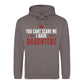 Fathers Day Gift Ideas You Cant Scare Me Daughters Printed Father's Day Hoodie Best Dad Ever Fathers Day 2026