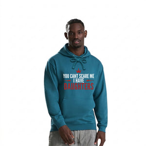 Fathers Day Gift Ideas You Cant Scare Me Daughters Printed Father's Day Hoodie Best Dad Ever Fathers Day 2026