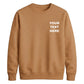 Customised Text Personalised Crewneck unisex sweatshirt
