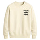 Customised Text Personalised Crewneck unisex sweatshirt