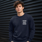 Customised Text Personalised Crewneck unisex sweatshirt