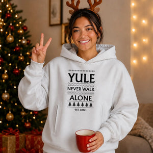 Yule Never Walk Alone Football Christmas Oversized Hoodie
