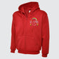 Custom Medical Monogram Embroidered Zip Up Hoodie, Custom Name Rainbow Logo National Healthcare Staff Unisex Hoodie, Gift for Doctors Nurses