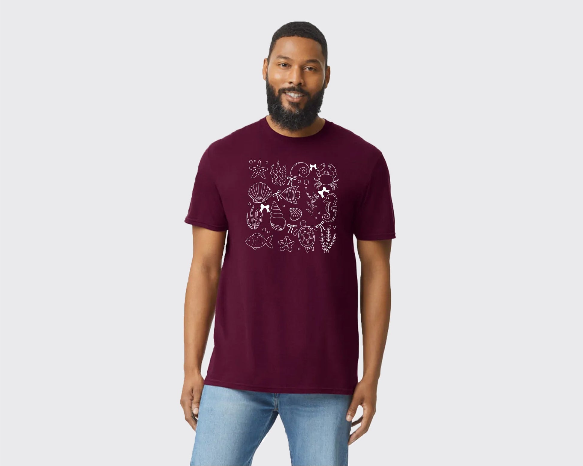 Summer Beach Vibes Gildan Adult T-Shirt, Coastal Graphic Tee For Men & Women, Classic Fit Vacation Shirt For Beach Days M8441