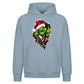 Zipped shades character graphic Christmas Oversized Hoodie