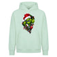 Zipped shades character graphic Christmas Oversized Hoodie