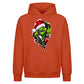 Zipped shades character graphic Christmas Oversized Hoodie