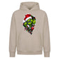 Zipped shades character graphic Christmas Oversized Hoodie