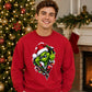 Zipped sunglasses character Christmas Unisex Sweatshirt